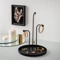 Miniatyrbillede 1 af 7: Dekorativt metal tilbehør Leros - Sort