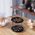 Miniatyrbilde 2 av 7: Dekorativt metalltilbehør Tılos - Svart