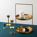 Miniatyrbillede 1 af 7: Dekorativt metaltilbehør Tılos-B - Guld