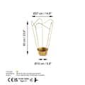 Miniatyrbilde 6 av 6: Dekorativt metalltilbehør GED-016-A