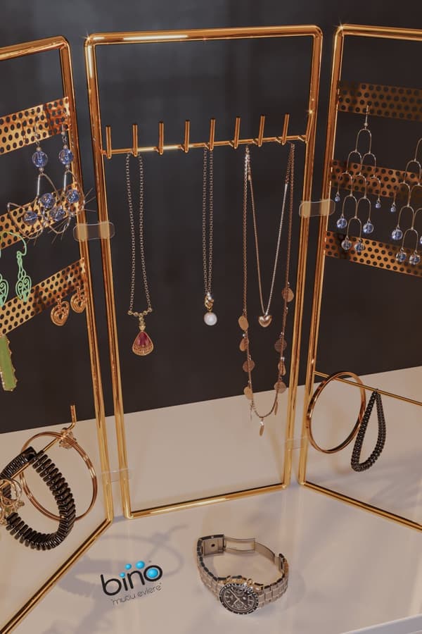 Smyckesställ Organizer 3'lü Takı Standı