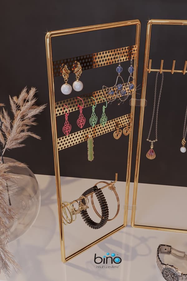 Smyckesställ Organizer 3'lü Takı Standı