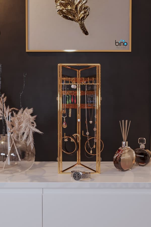 Smyckesställ Organizer 3'lü Takı Standı