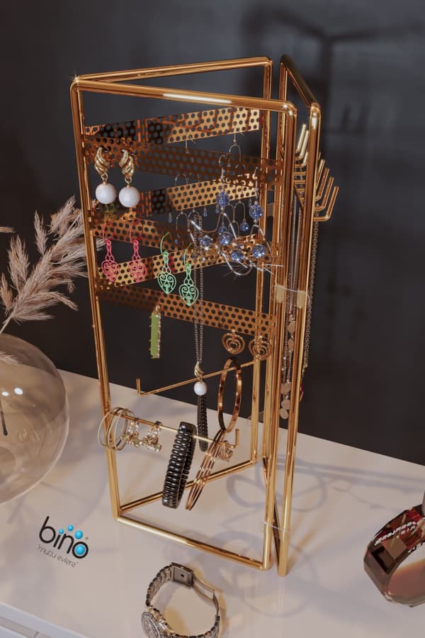 Smyckesställ Organizer 3'lü Takı Standı