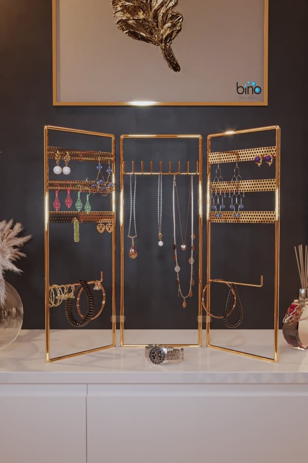 Smyckesställ Organizer 3'lü Takı Standı