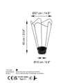 Miniatyrbilde 6 av 6: Dekorativt metalltilbehør GED-016