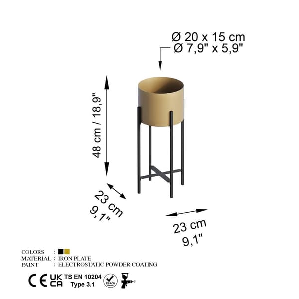 Koristeruukku GED-026-A