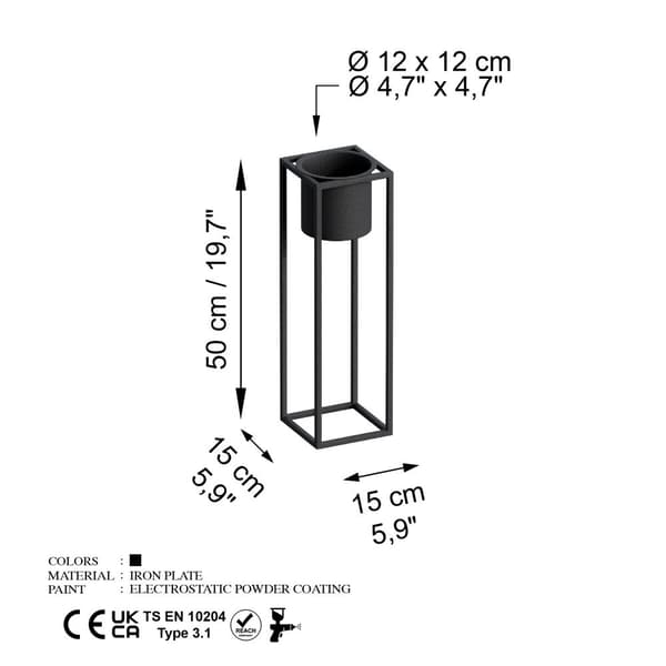 Dekorativ gryte GED-023