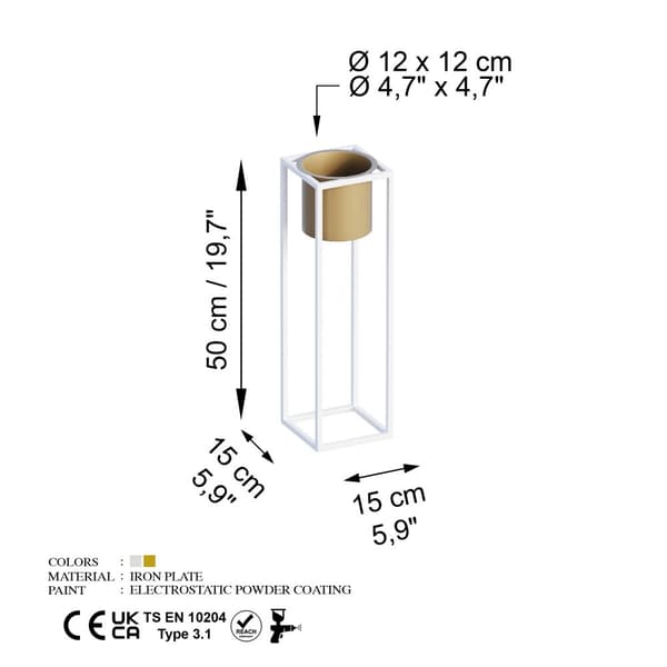 Dekorativ gryde GED-023-C