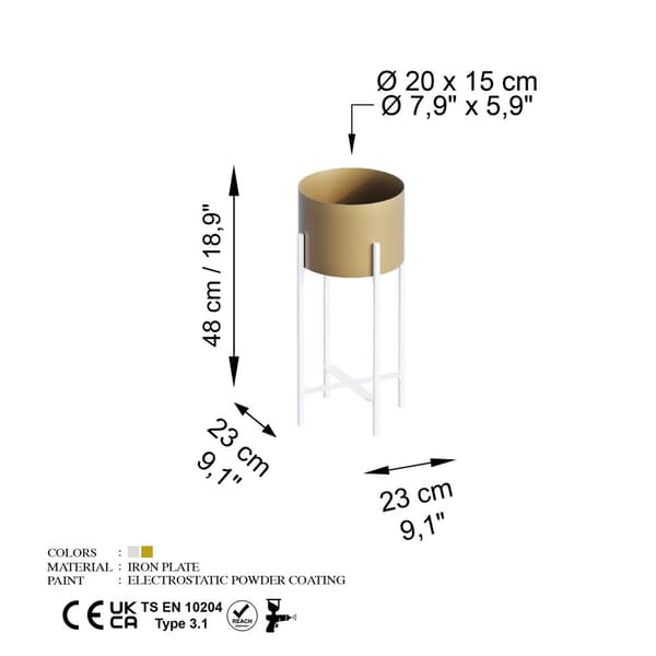 Koristeruukku GED-026-C