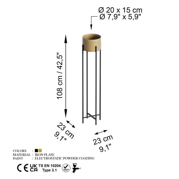 Koristeruukku GED-024-A