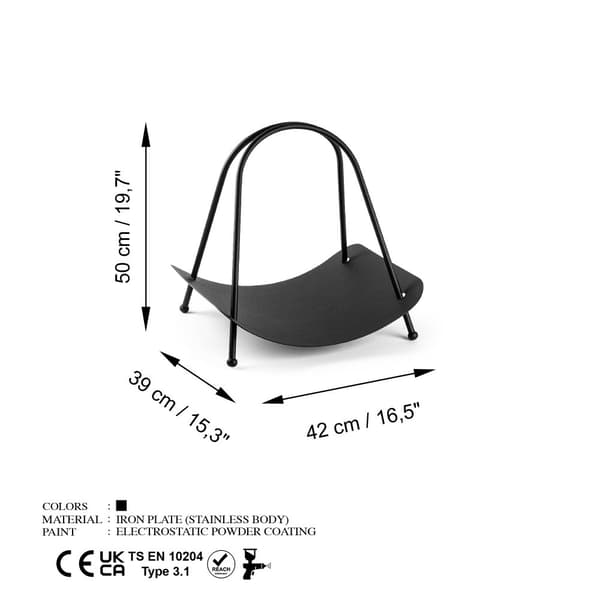 Dekorativt metaltilbehør GED-017