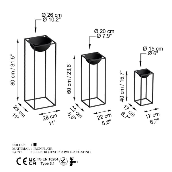 Dekorativ gryte GED-019
