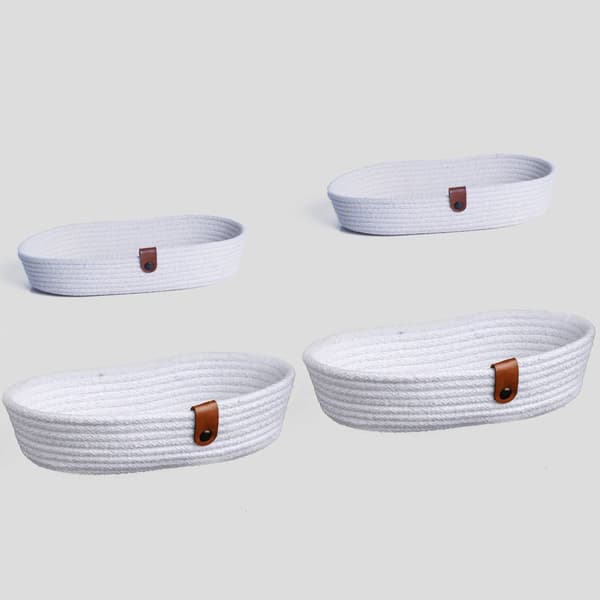 Puuvillainen leipäkorisarja (4 kpl) JUT01001127D