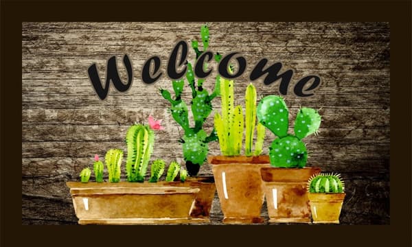 Pvc Dörrmatta Cactus