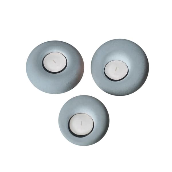 Kynttilänjalkasetti (3 kpl) Donut 175