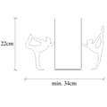 Miniatyrbillede 5 af 5: Metal Bogstøtte Kitap tutucu 8 - Sort