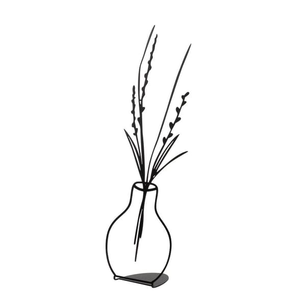 Blomsterpotte med dekorative objekter - 1