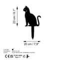 Miniatyrbild 6 av 6: Dekorativt objekt Katt 02