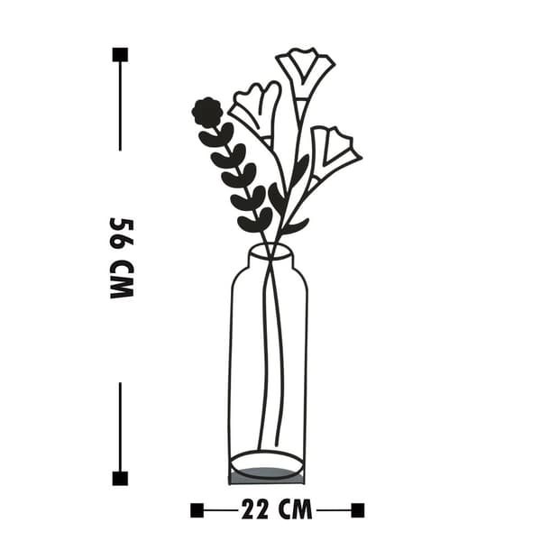 Blomkruka med dekorativa föremål - 10