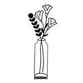 Miniatyrbild 2 av 4: Blomkruka med dekorativa föremål - 10