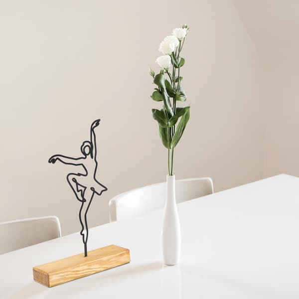 Dekorativ Ballerina - Svart