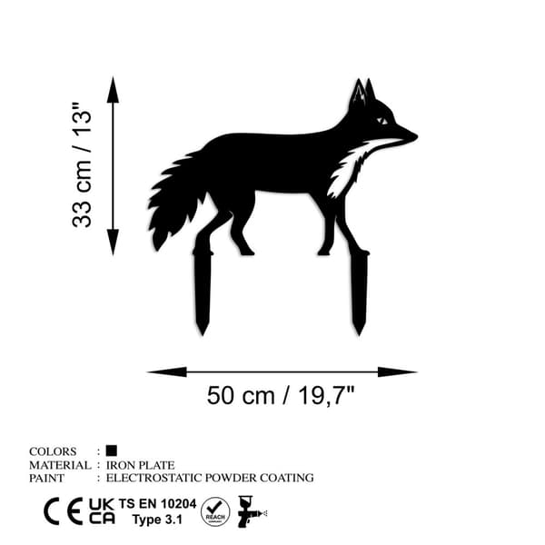 Koristeellinen esine Fox 01