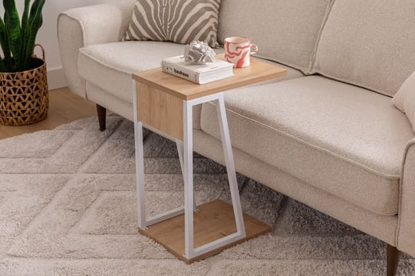Sidebord Lissa - Hvid