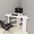 Miniatyrbillede 1 af 6: Study Desk Corner - Hvid
