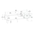 Miniatyrbilde 6 av 6: TV-stativ Alba - Atlantic Pine, Antrasitt