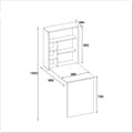 Miniatyrbild 5 av 5: Study Desk Sedir - Antracit