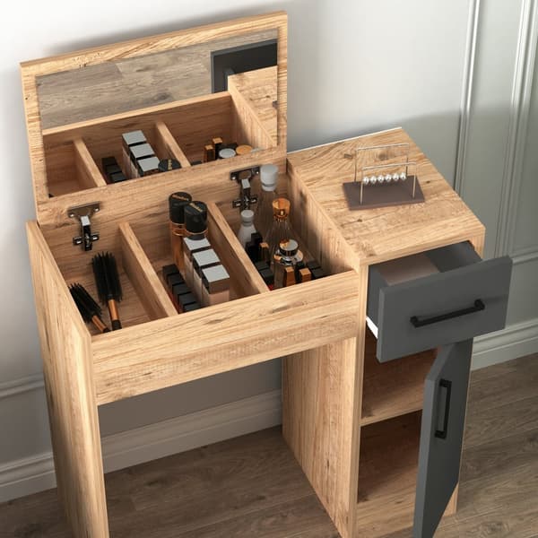 MakeUp Bord Inci - Atlantic Pine, antracit