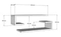 Miniatyrbilde 4 av 4: Vegghylle Eldo Safir Eik