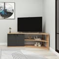 Miniatyrbilde 3 av 5: TV-stativ Termera - Atlantisk furu, antrasitt