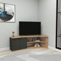 Miniatyrbilde 1 av 5: TV-stativ Termera - Atlantisk furu, antrasitt