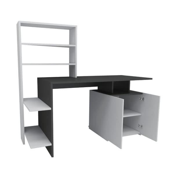 Arbetsbord Melis - Vit, antracit