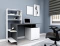 Miniatyrbild 1 av 5: Arbetsbord Melis - Vit, antracit