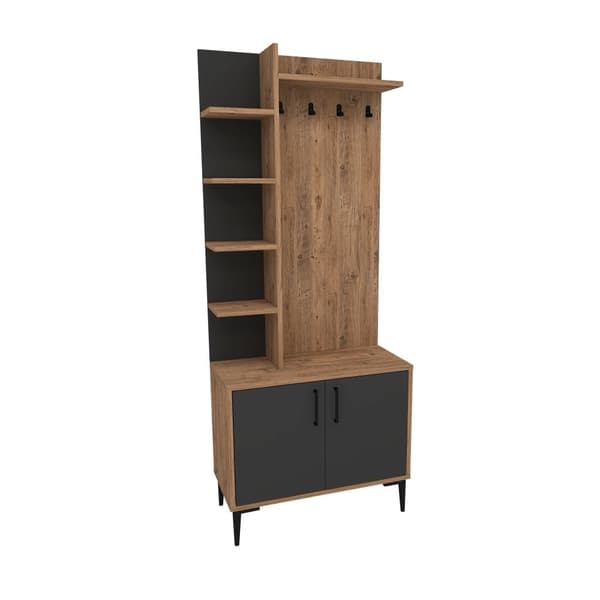 Hall Stand Julendor - Atlantic Pine, antracit