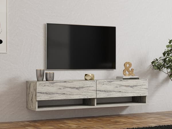 TV-enhet Arges - Freesia, marmor