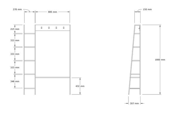 Hall Stand Marken - Antracit