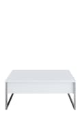 Miniatyrbild 5 av 6: Soffbord Luxe - Vit, Silver