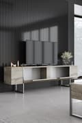 Miniatyrbilde 5 av 7: TV-stativ Luxe - Travertin, Sølv