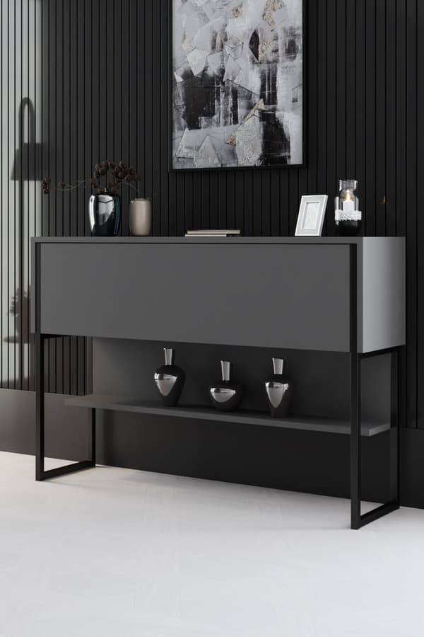 Kommod Luxe - Svart, antracit