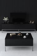 Miniatyrbilde 4 av 6: TV-stativ Lord - Svart, Sølv
