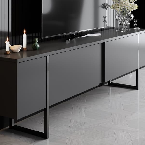 TV-taso Luxe - antrasiitti, musta