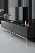 Miniatyrbillede 3 af 6: TV Stand Lord - antracit, guld