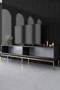 Miniatyrbillede 2 af 6: TV Stand Lord - antracit, guld