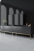 Miniatyrbillede 1 af 6: TV Stand Lord - antracit, guld