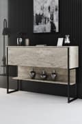 Pikkukuva 1 / 7: Dresser Luxe - travertiini, musta