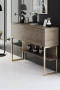Miniatyrbild 2 av 9: Kommod Luxe - Guld, Valnöt